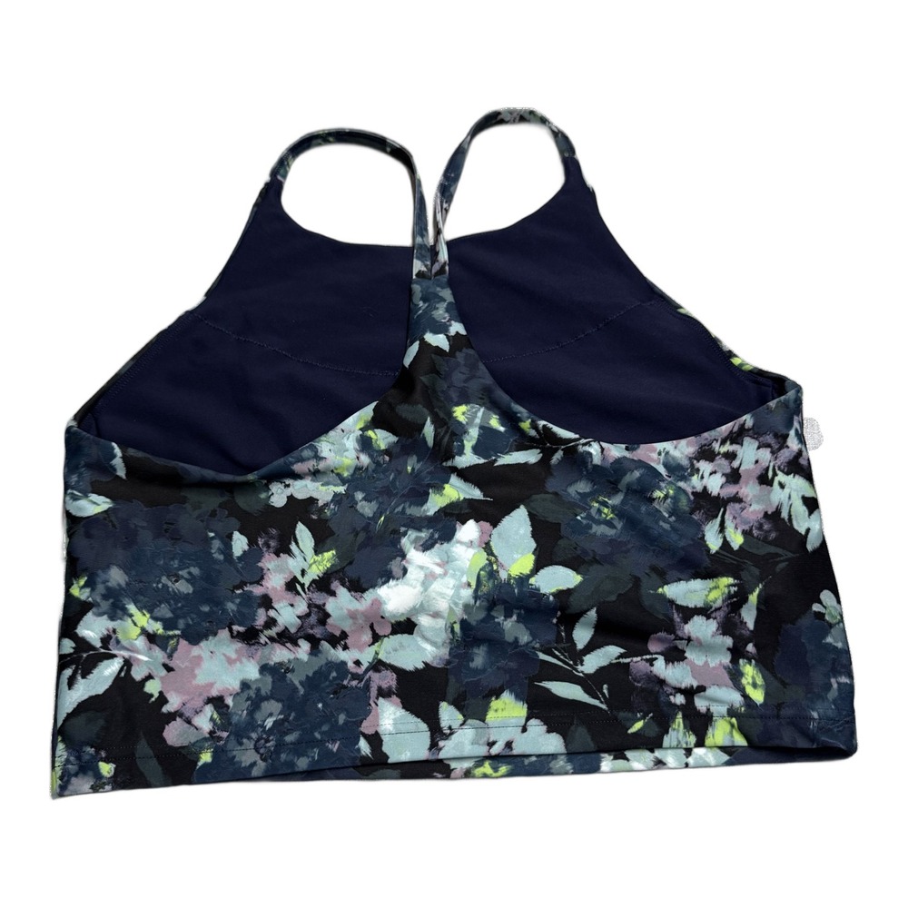Old Navy Active Powersoft Sports Bra Crop Tank L Floral - Picture 4 of 9